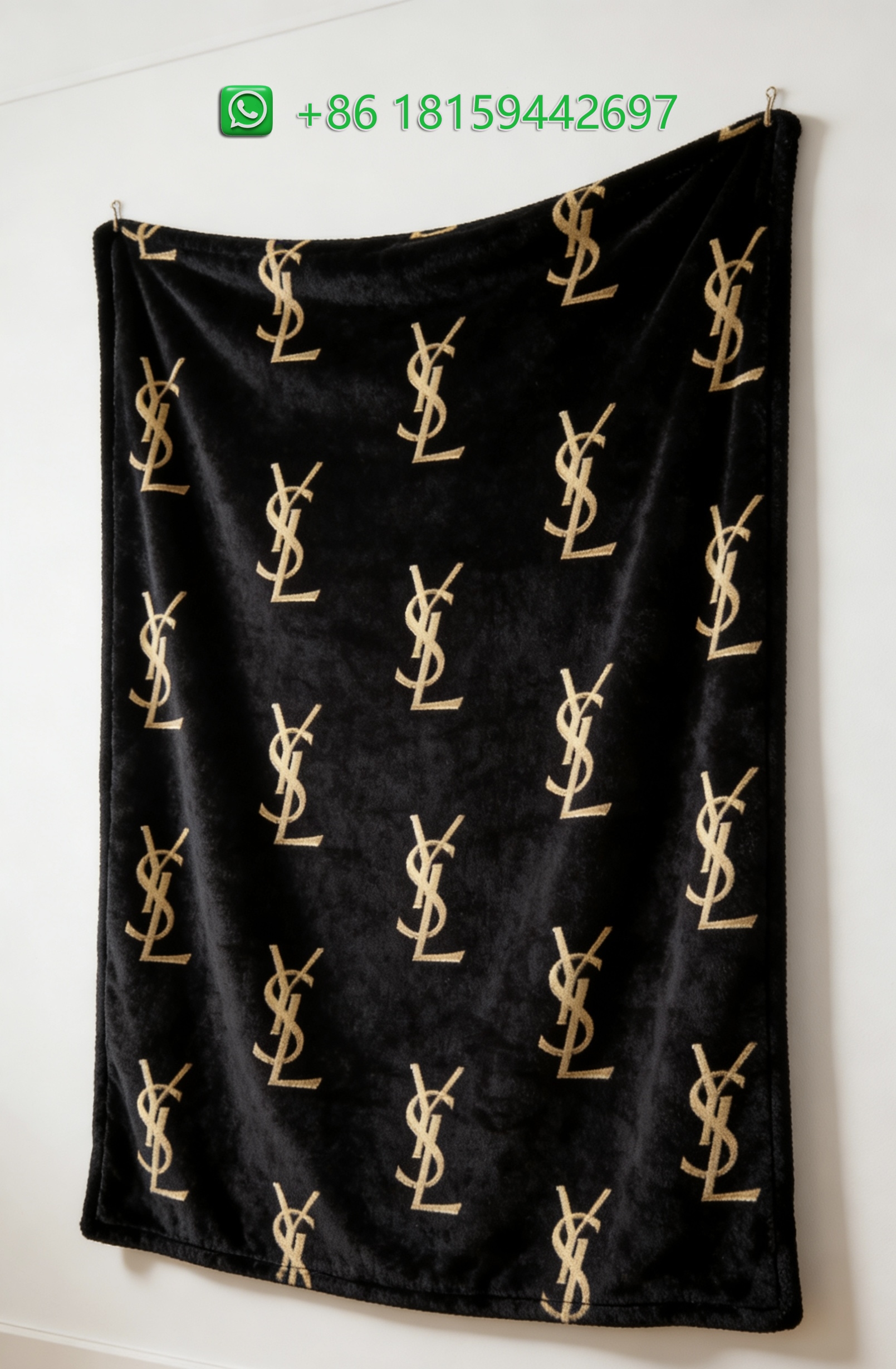 Yves Saint Laurent Throw Blankets